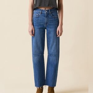 Le Jean Pixie Ankle Fray Jean Bohemian Blue